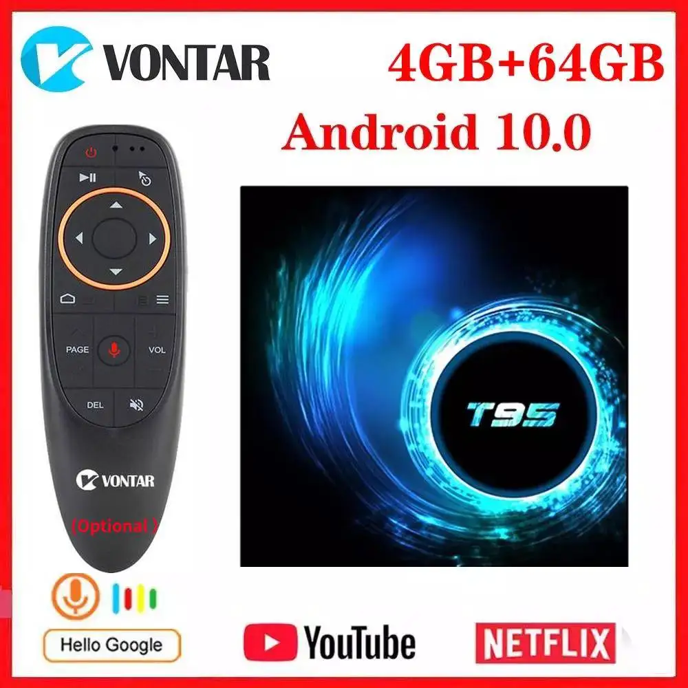 T95 Android 10,0 TV Box Allwinner H616 Quad Core MAX 4GB RAM 64GB ROM 6K Wifi Media player Google Youtube 2G/16G Set Top Box T95 Android 10,0 TV Box Allwinner H616 Quad Core MAX 4GB RAM 64GB ROM 6K Wifi Media player Google Youtube 2G/16G Set Top Box