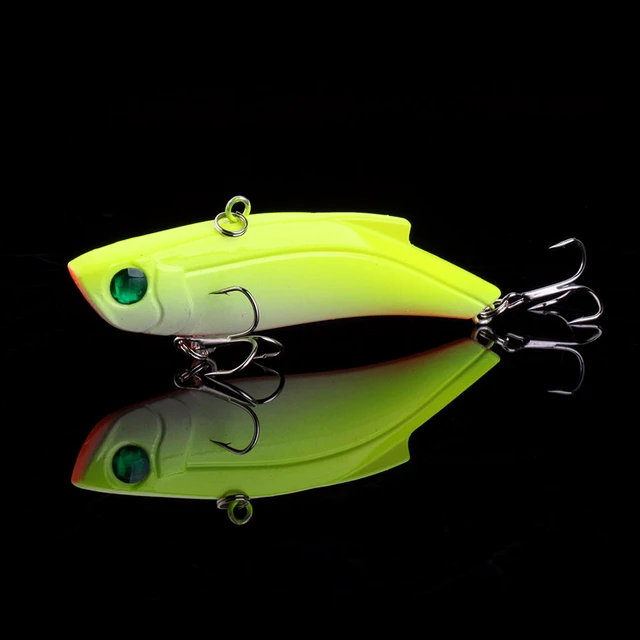  Vibe Fishing Bait, 20g Iron Bright Color Metal Bib Hard  Fishing Lure For Lake (Green) : Sports & Outdoors