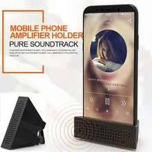 Портативный усилитель, держатель для мобильного телефона, подставка, звук, громкоговоритель для мобильного телефона, держатель, Настольный кронштейн для iPhone 8, 7, для Xiaomi, samsung