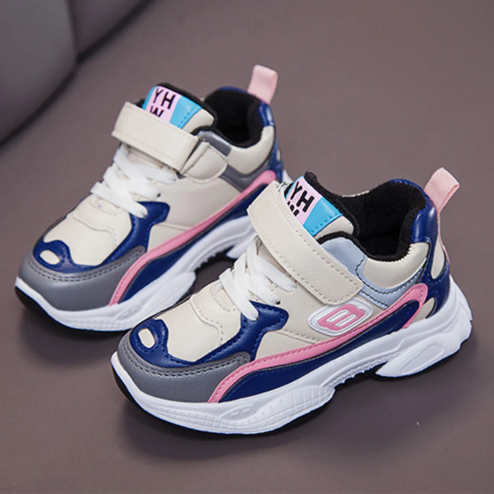 Kids Shoes Baby Boy Sneakers Off White Shoes Brand Fashion Running Sneakers Pu Leather Non-slip Children Shoes