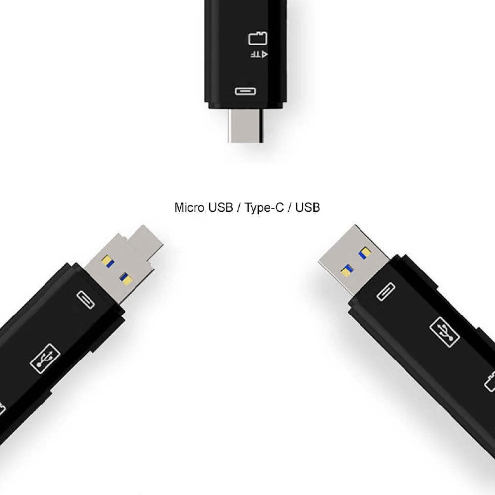 Многофункциональный Usb кард-ридер высокоскоростной SD/карта памяти Micro SD ридер Тип C USB C Micro USB память OTG кард-ридер для ноутбука