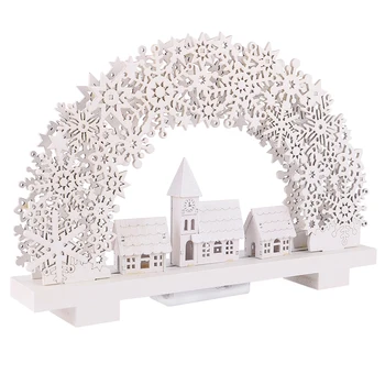 

1pc Christmas Tree Ornament Useful Portable Delicate Creative Luminous Craft Showcase Adornment For Shop Bar
