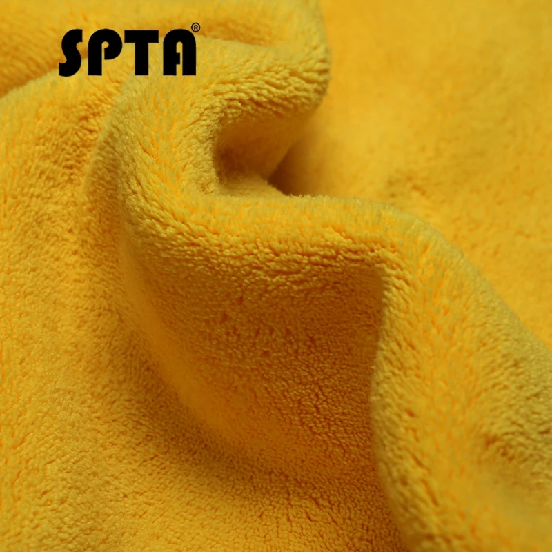 SPTA автомобильное полотенце из микрофибры полотенце для мойки и сушки Толстая плюшевая Полиэстеровая ткань для чистки кораллового флиса полотенце для мойки авто