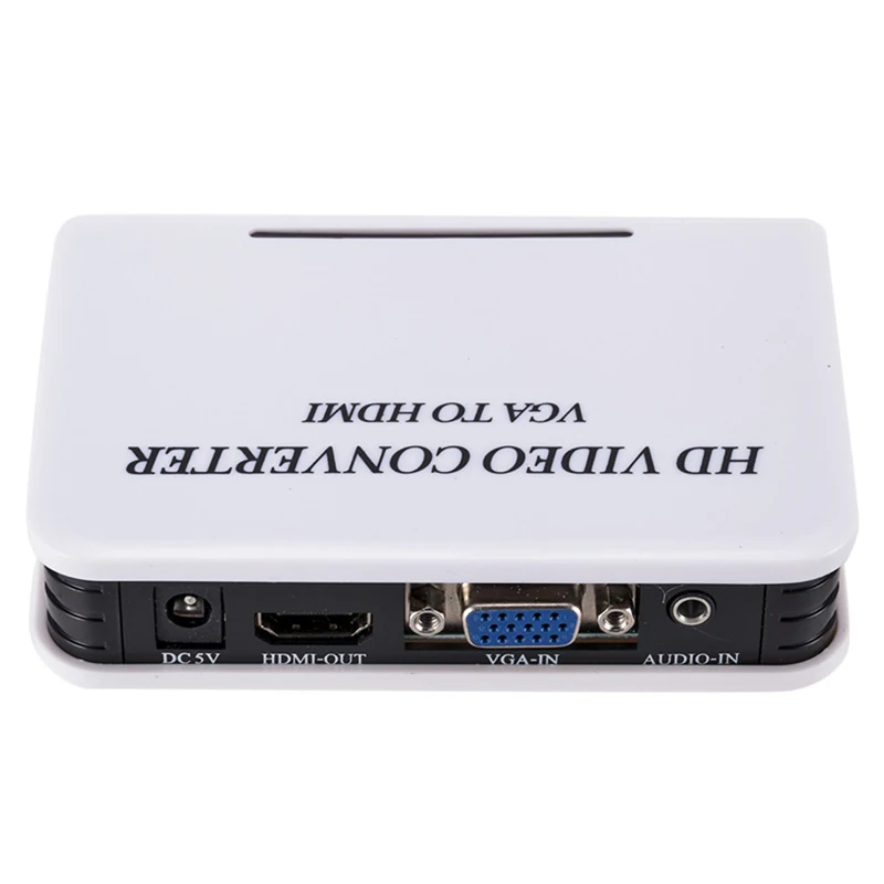  VGA Al Convertitore di HDMI Plug and play VGA A HDMI 1080P Uscita HD Audio AV TV HDTV PC Video cavo