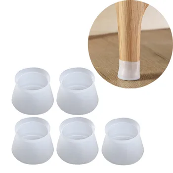 

5/9/17 Pcs/Lot Table Chair Leg Mat Silicone Non-slip Table Chair Leg Caps Foot Protection Bottom Cover Pads Wood Floor Protector