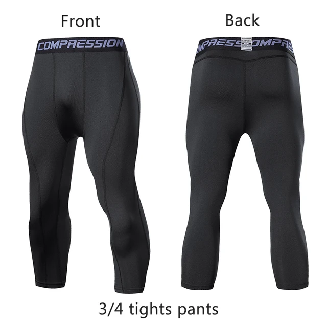 Men's Sports 3/4 Cropped Pants Gym 