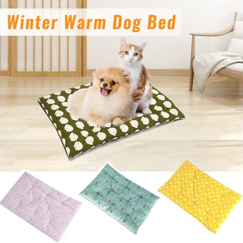 

Soft Pet Cat Nest Blanket Litter Pets Sleep Mats Mattress Cushion for Small Large Dogs Winter Warm Dog Puppy Mat Bed