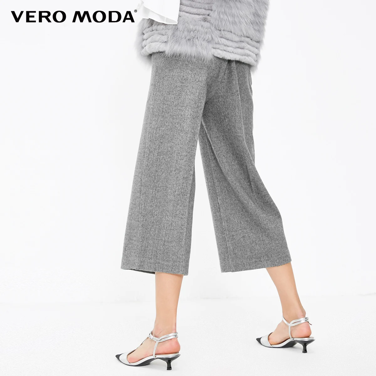 Vero Moda Новое поступление Женские Широкие повседневные Капри со средней талией | 31846J517