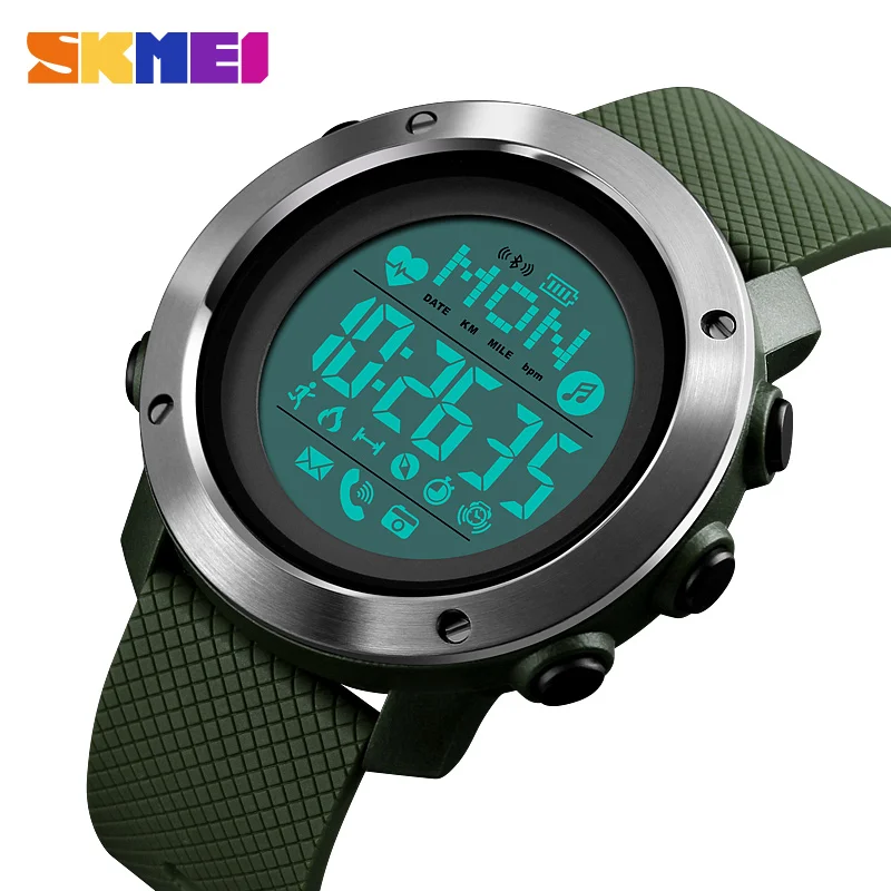 

SKMEI Smart Fitness Watch Men Fashion Sport Watch Life Waterproof Bluetooth Magnetic Charging Electronic reloj inteligent 1512