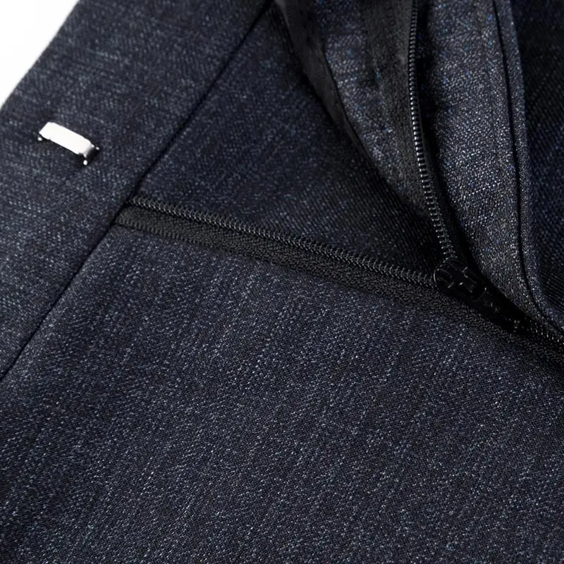ICPANS Big Size 40 42 44 Suit Pants Man Autumn Wool Formal Office Trousers Men High Waist Straight Loose Dress Pants Men