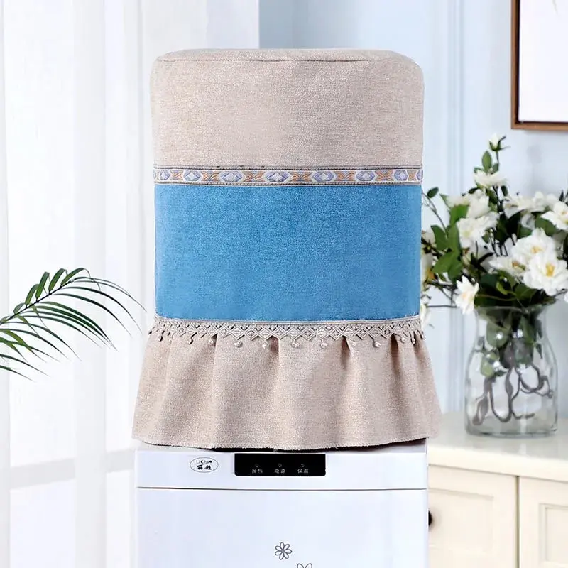 New Fabric Household Drinking Fountain Cover Dust Cover Simple Modern Drinking Fountain Cloth Vertical Bucket
