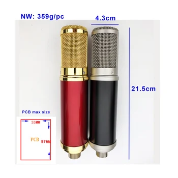

Various type mircophoen body for Fans of microphone production around the worlld Suitable for various types of microphones