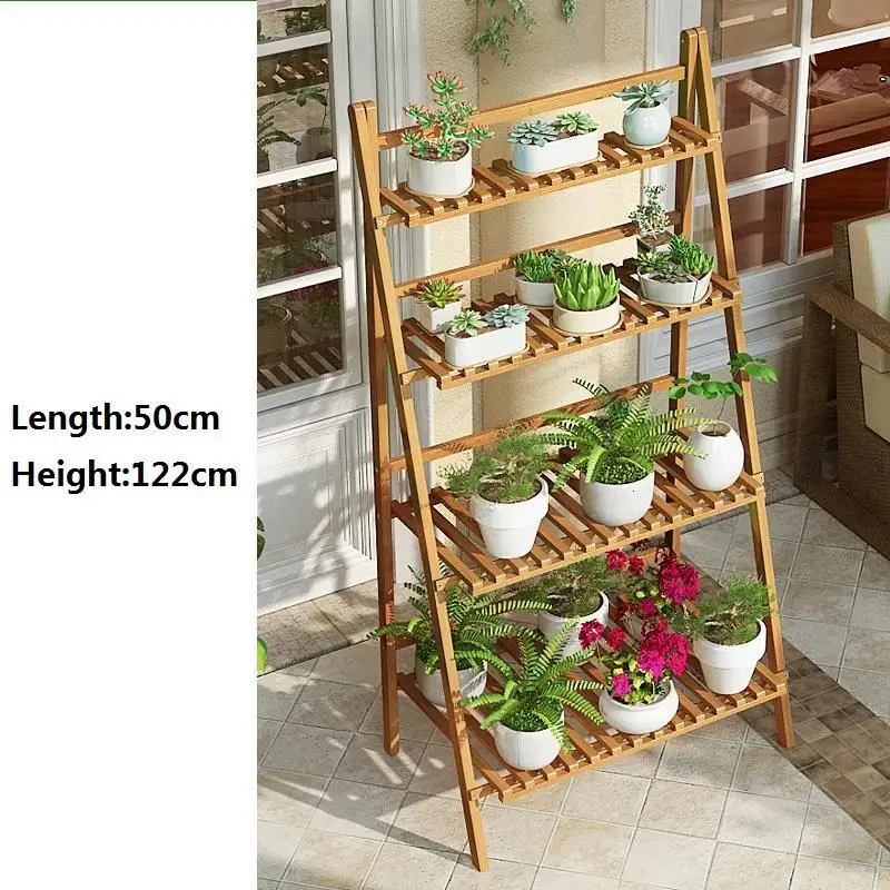 Version I Huerto Urbano Madera для escanteria Escalera горшок Repisa Para Plantas деревянный внутренний стеллаж напольная подставка для балкона Цветочная полка для растений - Цвет: Version I