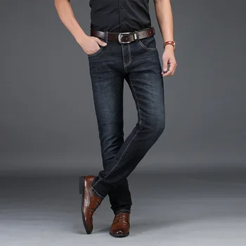 

Male Pants Summer Men Business Leisure Loose Big Code Straight Cylinder Jeans