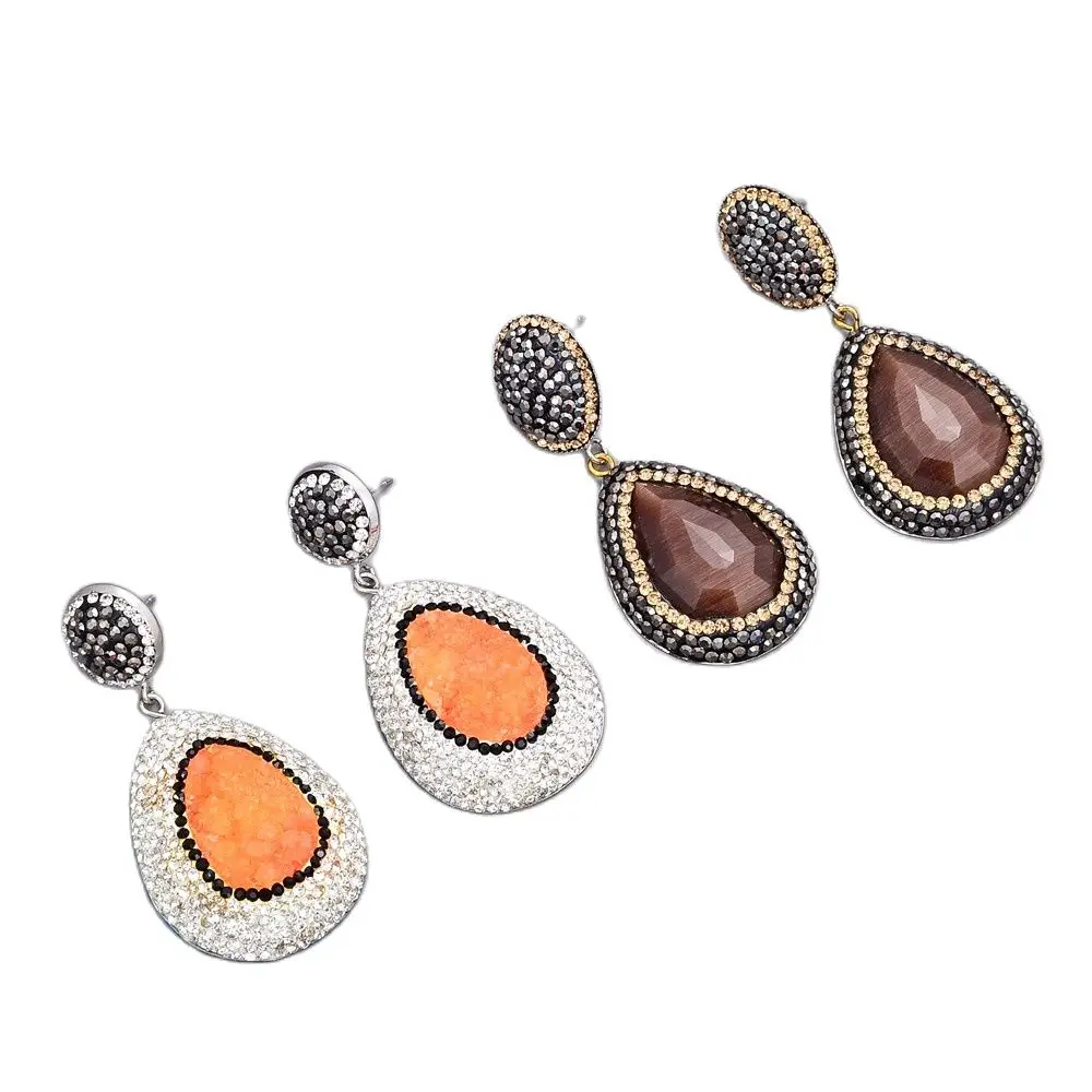 G Crystal Earrings Gg Pearl Earrings Quartz Gg Jewelry Quartz