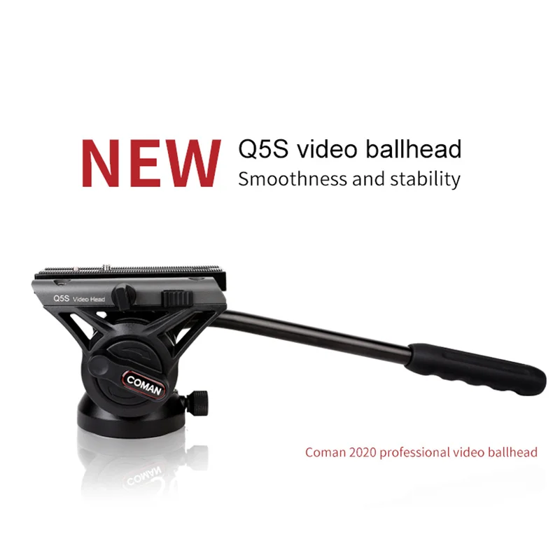 Coman DF06S Professional Tripod Monopod Lightweight Aluminum Telescopic Camera Monopod With Q5S Video Ballhead Tripod For Dslr