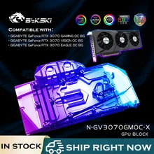 Bykski N-GV3070GMOC-X, blocco acqua GPU per Gigabyte GeForce RTX 3070 scheda grafica GAMING/VISION/EAGLE OC, dispositivo di raffreddamento liquido GPU