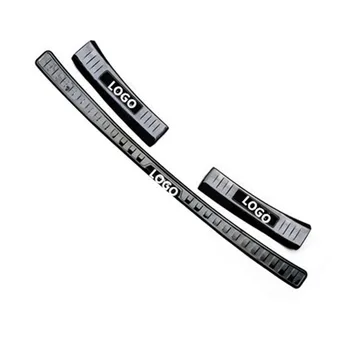 

high quality 304 stainless steel car Rear Bumper Protector Sill Trunk Tread Plate Trim Car-styling for Toyota RAV4 2020