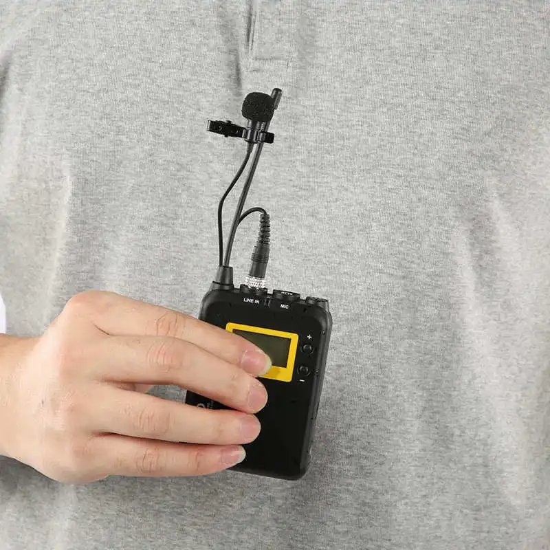 ميكرفون لاسلكي LENSGO LWM-328C 1 In 1 للمقابلات وصناعة محتوى الفيديو و اليوتيوب - Image 4