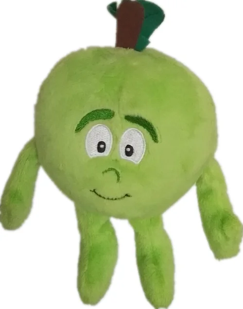 fruit vegetables soft plush toy goodness gang Banana pear carrot watermelon eggplant orange lemon strawberry pumpkin garlic - Цвет: small apple 10cm