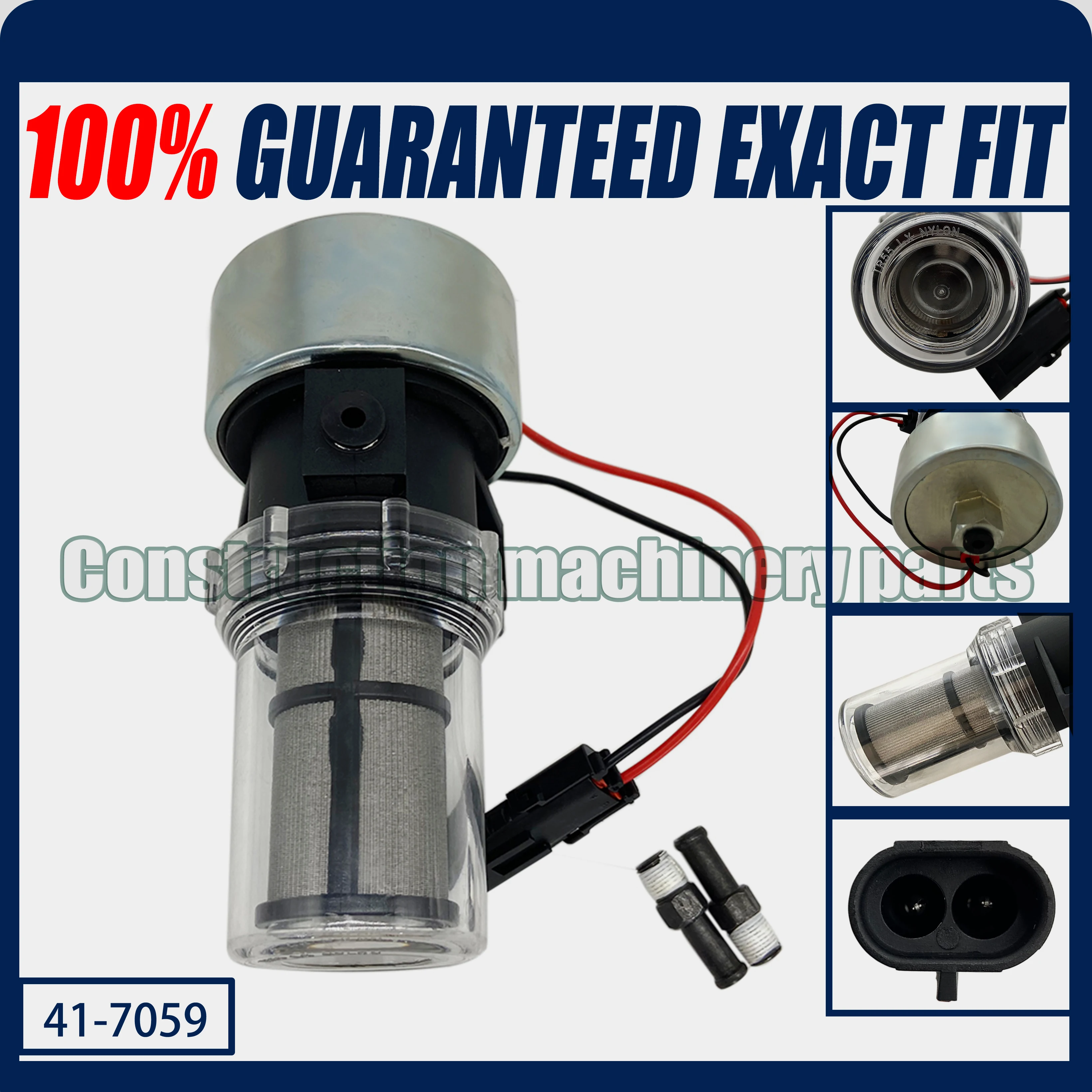 Bomba de Combustível com Filtro Elétrico 417059 417059 para Transportadora Termo King md kd rd ts Urd Xds td Lnd Modelos 3001108-03 300110803