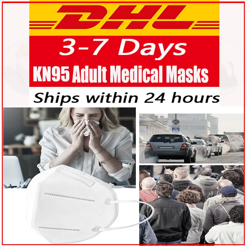

[5~100pcs] KN95 Disposable Face Masks N95 Corona Filter Mouth Respirator Dust Masks masque mascarilla Facial medico ffp2 Pm2.5