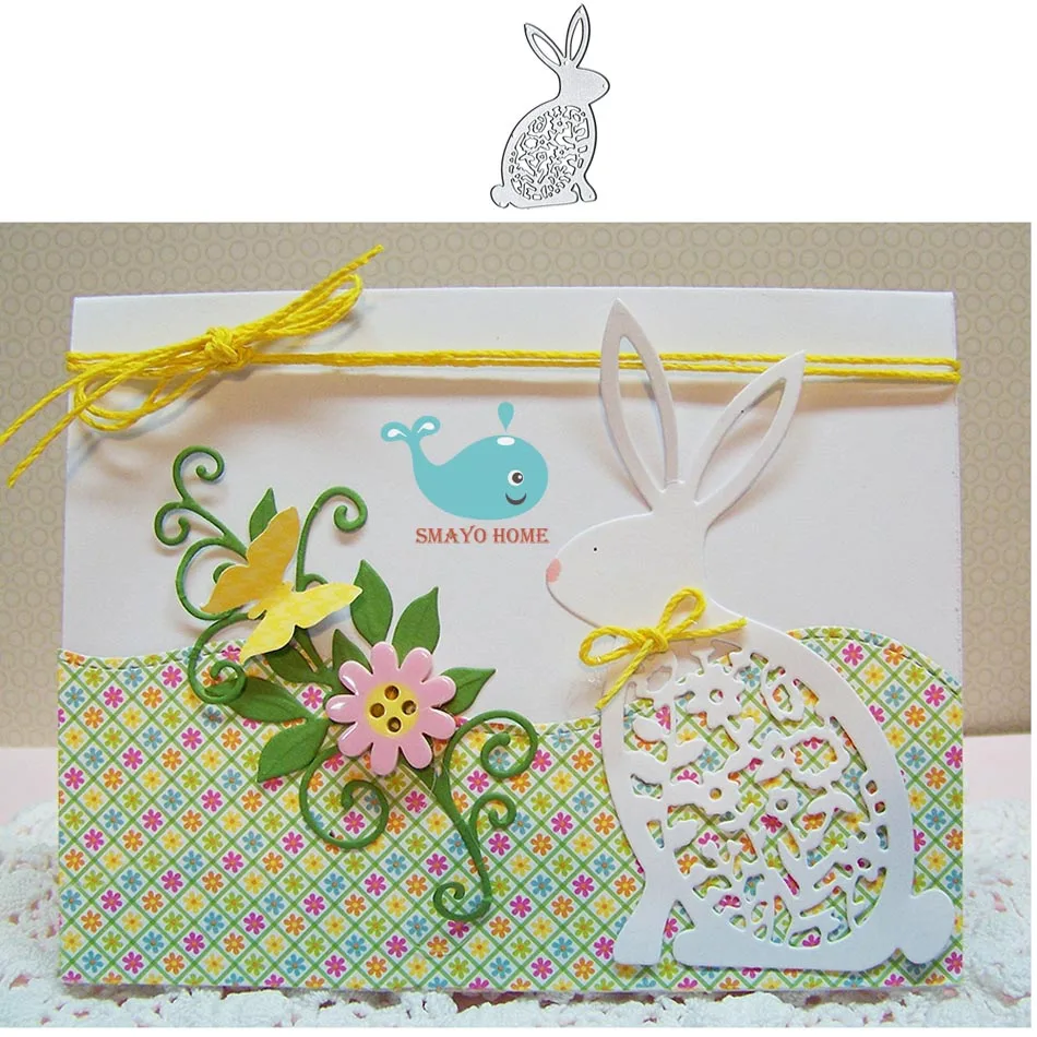 

New Design rabbit Craft Metal Cutting Dies cut die new decoration Scrapbooking Album Paper DIY Card Craft Embossing Die Cuts