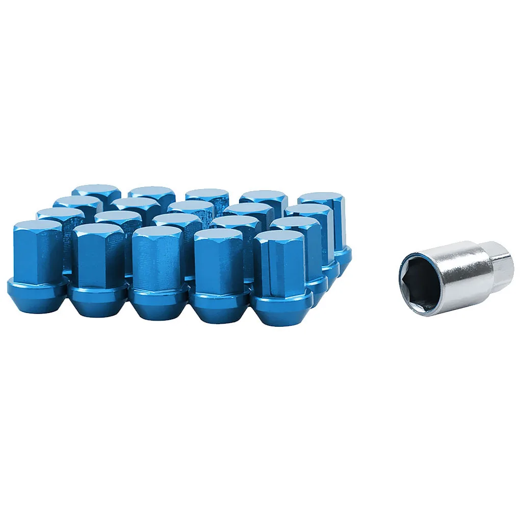 20 Pieces Universal Car M12 1.5 Wheel Lug Nut Aluminium Wheel Bolts