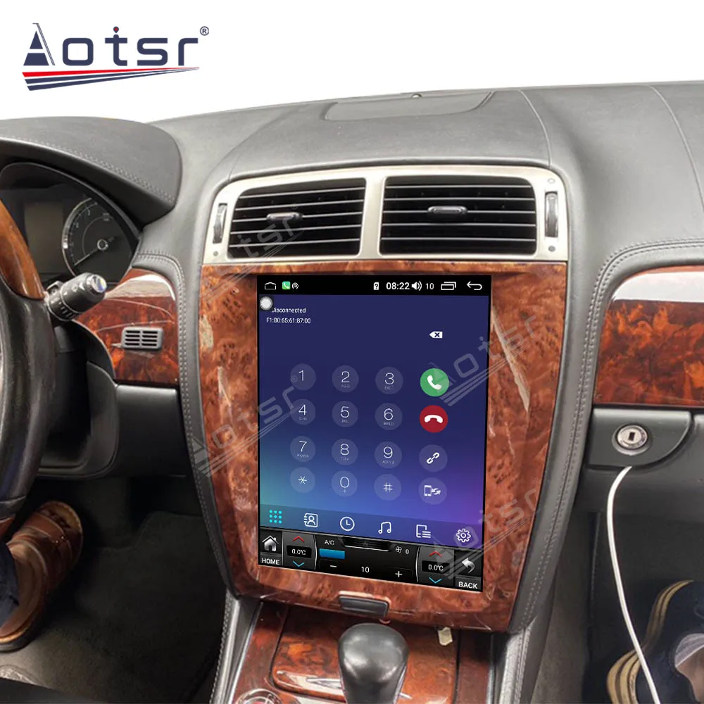 Экран Tesla для Jaguar XK XKR 2007-2015 Android 10 автомобильный GPS-навигатор головное устройство