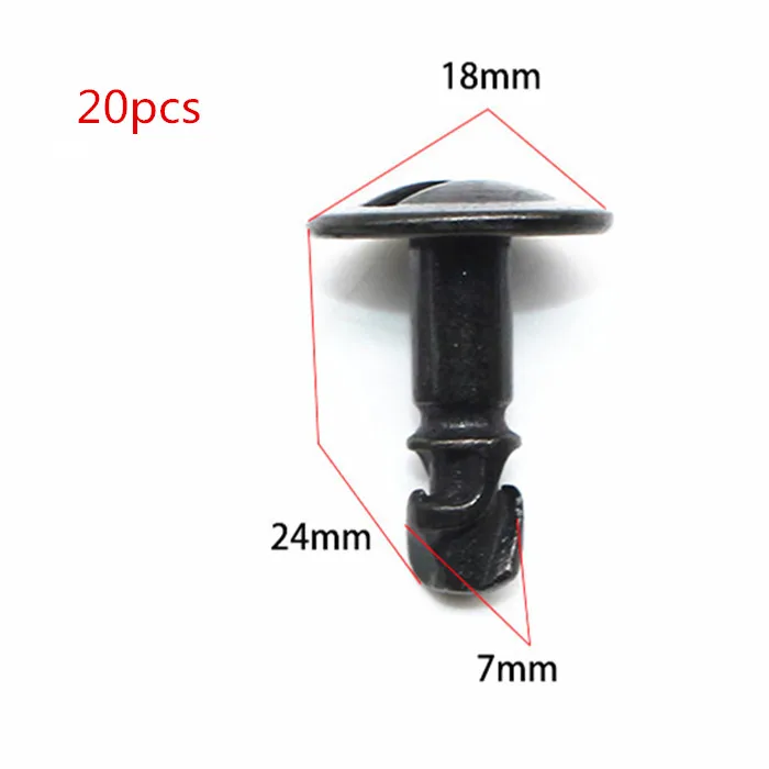 

Fit for 20PCS Dowel Pin For Engine Protection Pan Bumper Cover Pins Clip For Audi For Volkswagen