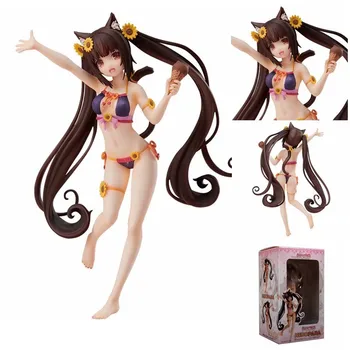 

Native Anime Nekopara Chocola & Vanilla Swimsuit PVC Action Figure Anime Figure Model Toys Desktop Decoration X4320