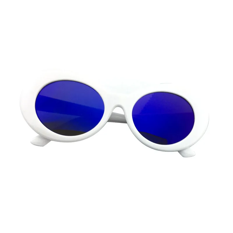 Мужские и женские Овальные Солнцезащитные очки, модные солнцезащитные очки NIRVANA Kurt Cobain, роскошные брендовые новые дизайнерские солнцезащитные очки, женские и мужские очки UV400