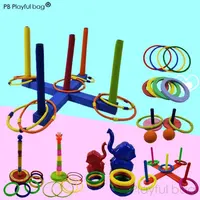 Entertainment early education puzzle cross ring kindergarten folding music children's ring game like ring toy throwing ud43 1