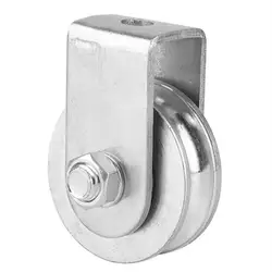 Único bloco da polia 0.3 toneladas que carregam a roda resistente profissional do rolo da polia do meio bloco da polia do rolamento de acyclic roda fo