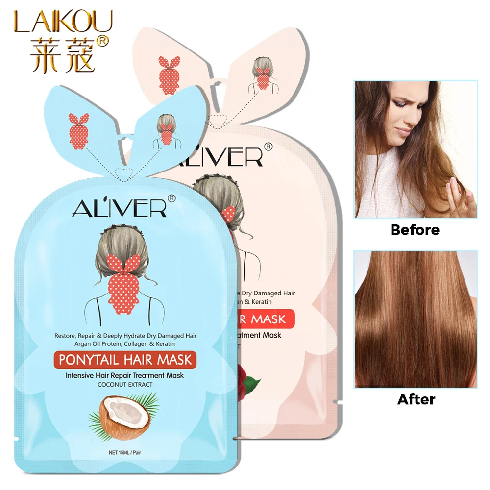 

LAIKOU 1Pcs Magical Hair Treatment Mask Essential Oils Repairs Damage Restore Soft Hairs Tonic Keratin Hair & Scalp Treatment