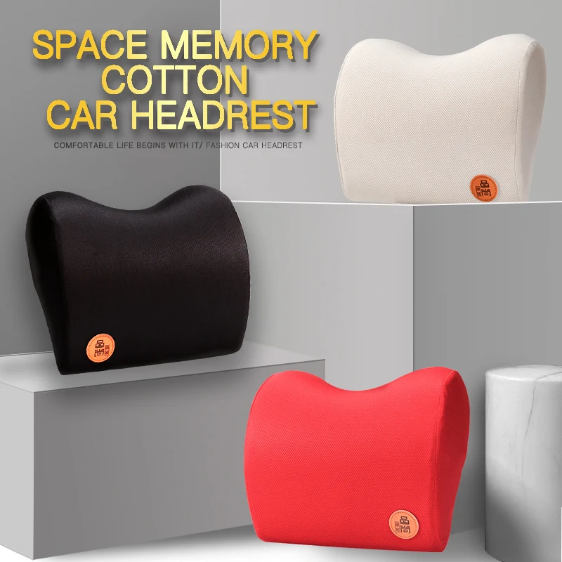 

1Piece Car Seat Headrest Head Neck Pillow Comfortable Soft Pad Neck Rest Support Cushion Car Neck Pillow Auto Head in car pillow