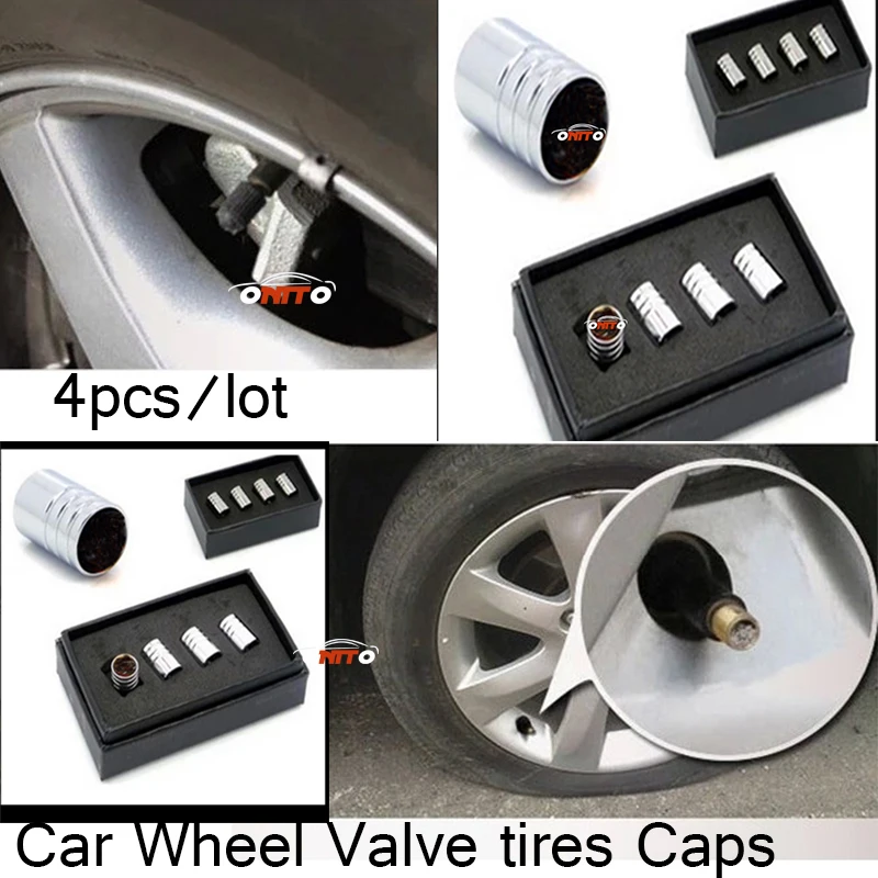 

4pcs/set Car Tire Valve Caps Auto Wheel Valve Stem Caps tires For Mitsubishi peugeot porsche renault Saab bmw audi Accessories