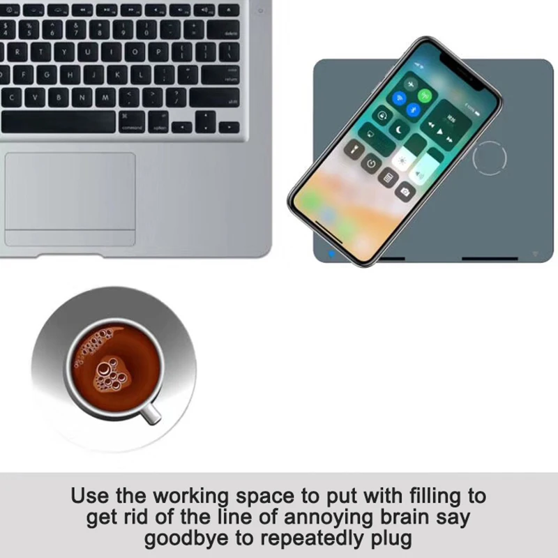 

New QI Wireless Charger Stand For IPhone XR 8Plus X XS Pad Max Fast Charging Dock With Phone Holder For Samsung S10 5G Plus S9 9