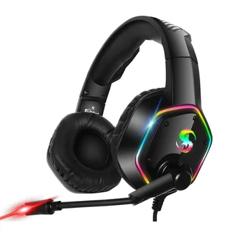 

Wireless Gaming Headset Headphones HiFi Stereo Portable Foldable Bluetooth Earphones Mic LEAD for PS4 Phone PC 3D surround sound