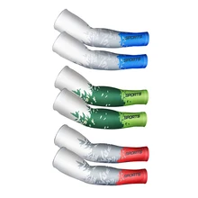 3 цвета, шелковые рукава, дышащие, унисекс, для верховой езды, пеших прогулок, рыбалки, баскетбола, спорта, УФ-защита, для велосипеда, Armwarmer KT01