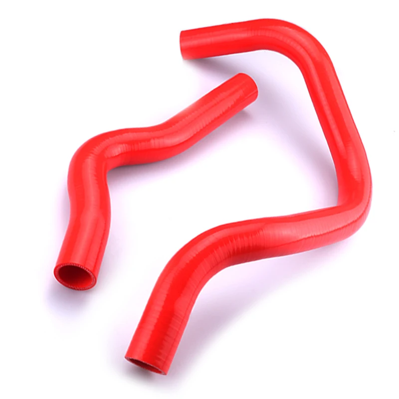 2pcs/set Silicone Intercooler Turbo Radiator Hose Kit For HONDA CIVIC Type R DC2 EK49 DOHC B16AB B18C red blue - Цвет: Красный
