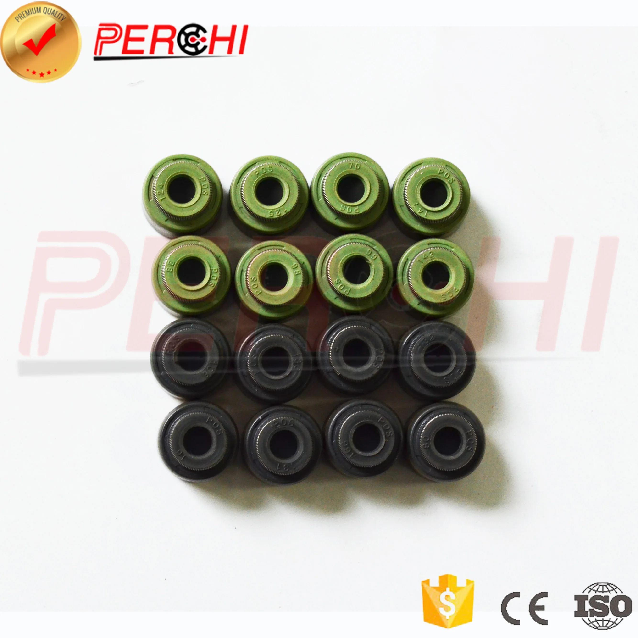 Paraolio Stelo Valvola Motore 16 Pezzi Per Hyundai Kia Freddy-1.6 G4Fc 22224 2B010 22224 2B000