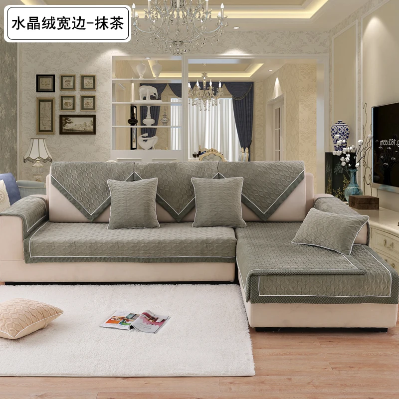 

Hot Winter plush sofa cushion cover thickening modern minimalist Nordic fabric non-slip cushion sofa towel Suitable for any sofa