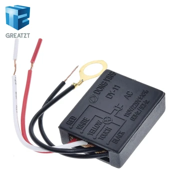 

GREATZT Lamp touch Switch 220V 3A Electrical Equipment Table light Parts On/off 1 Way Touch Control Sensor Bulb Lamp Switch