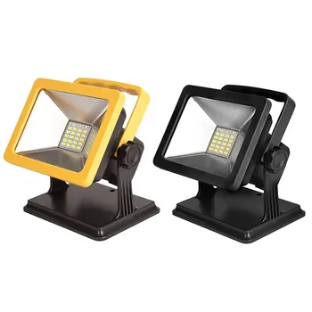 

LED Work Light Rechargeable with Magnetic Battery Powered Waterproof Spotlight Camping 15W Floodlight Emergency Safety Lights AC