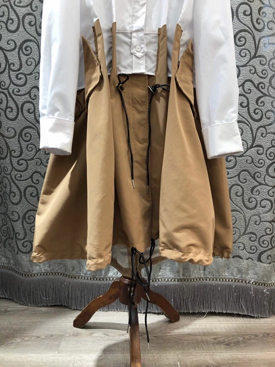 autumn and winter new women on the streets was thin stitching drawstring waist dress 1026