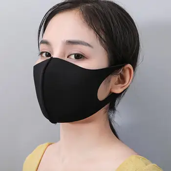 

4pcs Anti Dust Face Mouth Mask Antibacterial Earloop Mouth Mask Anti-fog Face Masks for Men Women