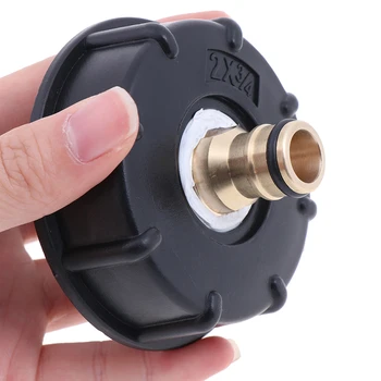 

IBC Hose Adapter Reducer Connector Water Tank Fitting S60x6 to 3/4'' Standard Coarse Thread Durable Garden Hose Pipe Tap Storage