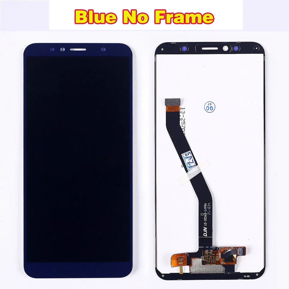 Vancca 5,7 дюймовый ЖК-дисплей для huawei Honor 7C aum-L41 Aum-L41 ATU LX1/L21 кодирующий преобразователь сенсорного экрана в сборе рамка с инструментами - Цвет: Blue No frame