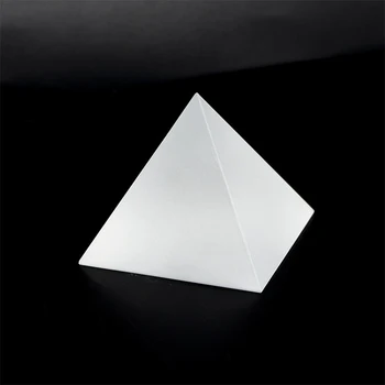 

Crystal Egypt Pyramid Miniature K9 Frosted Glass Egyptian Healing Frosting Pyramids Figurine Feng Shui Home Office Decor Crafts